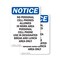 Signmission No Personal Cell Phones Allowed, 7 in W x Rectangle, Plastic OS-2PACK-NS-P-710-V-16161 - alternate 1